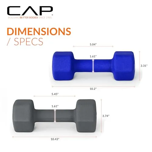 CAP Barbell Neoprene Dumbbell Set Review image 7