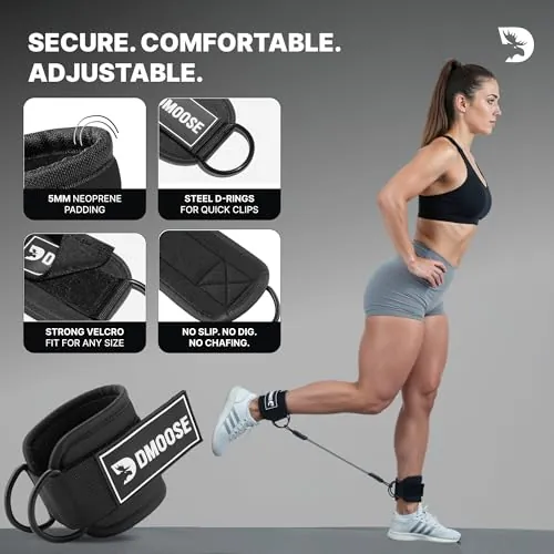 DMoose Fitness Ankle Strap Review: Cable Machine Cuff image 4