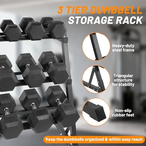 Fitvids 550 lb Dumbbell Set Review: Home Gym Rack image 5