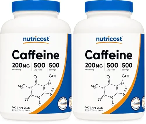 Nutricost Caffeine Pills Review: 200mg Caffeine Capsules image 1