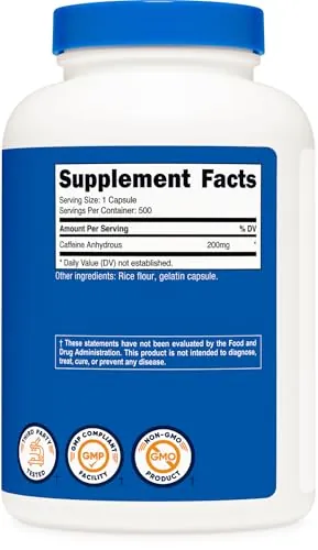 Nutricost Caffeine Pills Review: 200mg Caffeine Capsules image 5