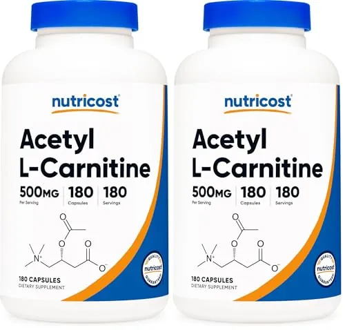Nutricost ALCAR 500mg Review: Acetyl L-Carnitine Capsules