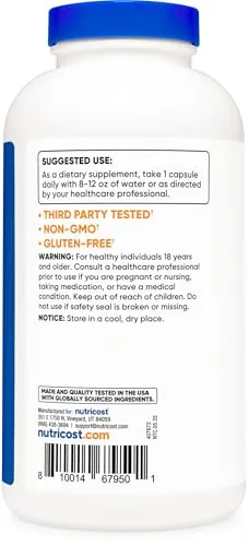 Nutricost Taurine 1000mg Review: Taurine Capsules image 4