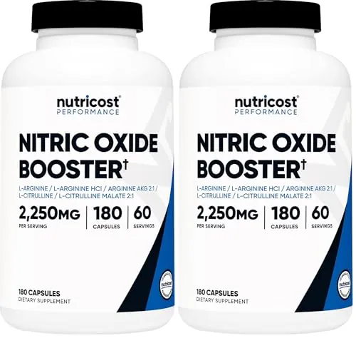 Nutricost Nitric Oxide Booster Review: Capsule...