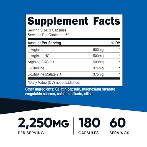 Nutricost Nitric Oxide Booster Review: Capsule Pump Supplement image 2