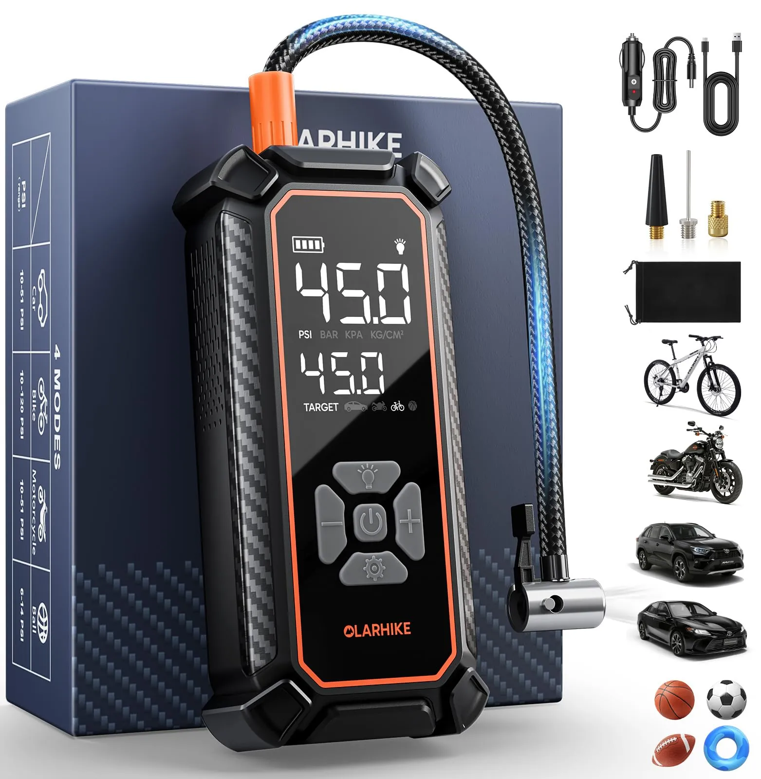 OlarHike Cordless Tire Inflator Review: Portable Air Pump