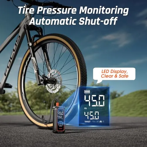 OlarHike Cordless Tire Inflator Review: Portable Air Pump image 4