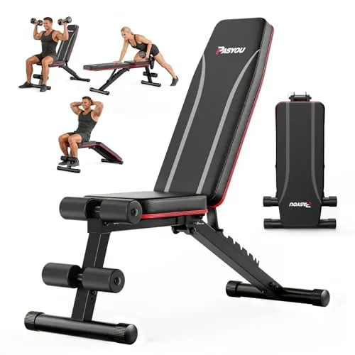 PASYOU Adjustable Weight Bench Review: Foldable Home Bench
