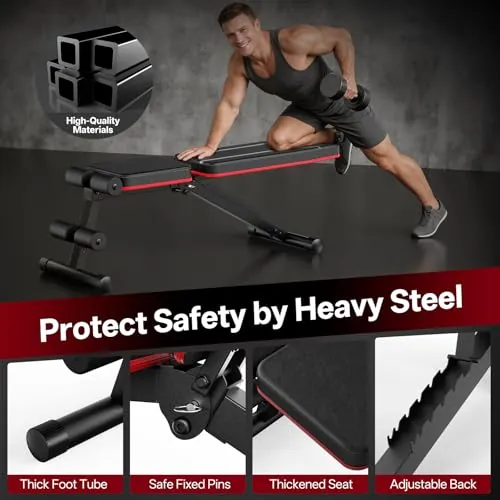 PASYOU Adjustable Weight Bench Review: Foldable Home Bench image 3