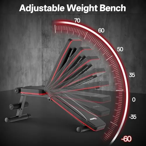 PASYOU Adjustable Weight Bench Review: Foldable Home Bench image 4
