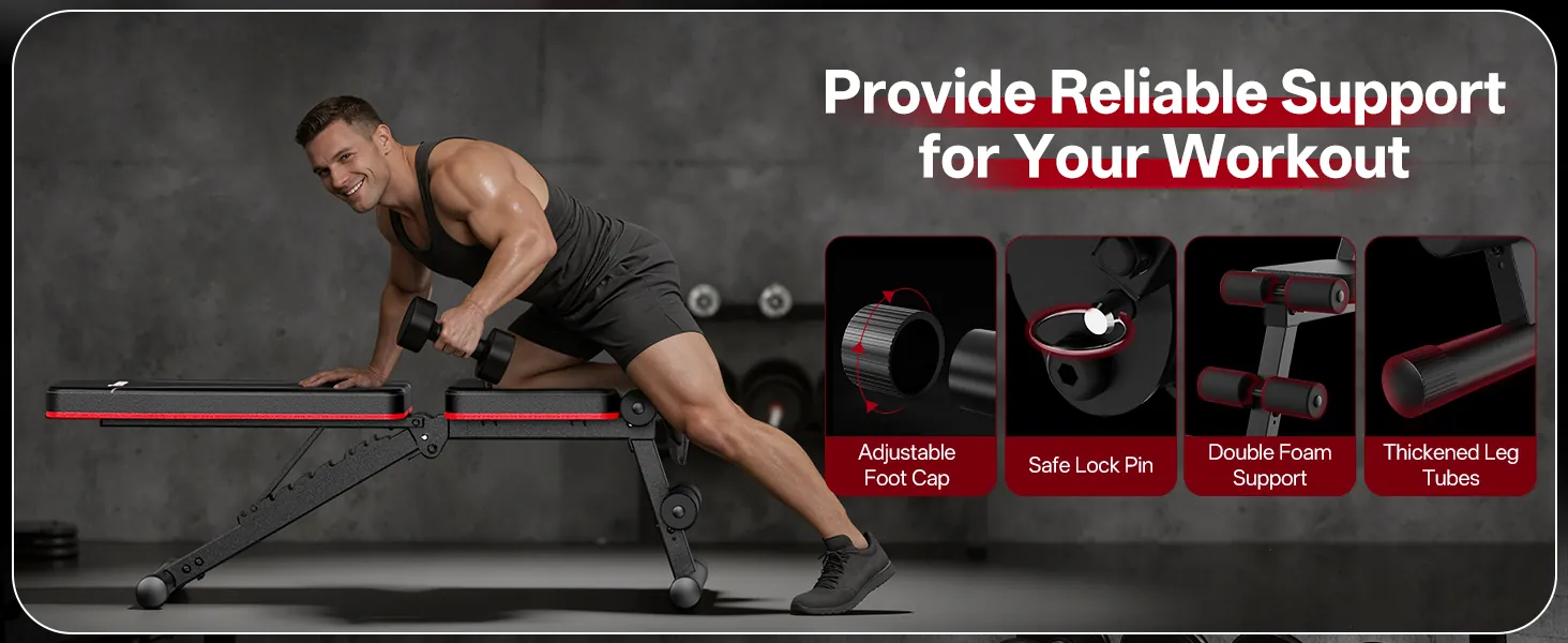 PASYOU Adjustable Weight Bench Review: Foldable Home Bench image 9